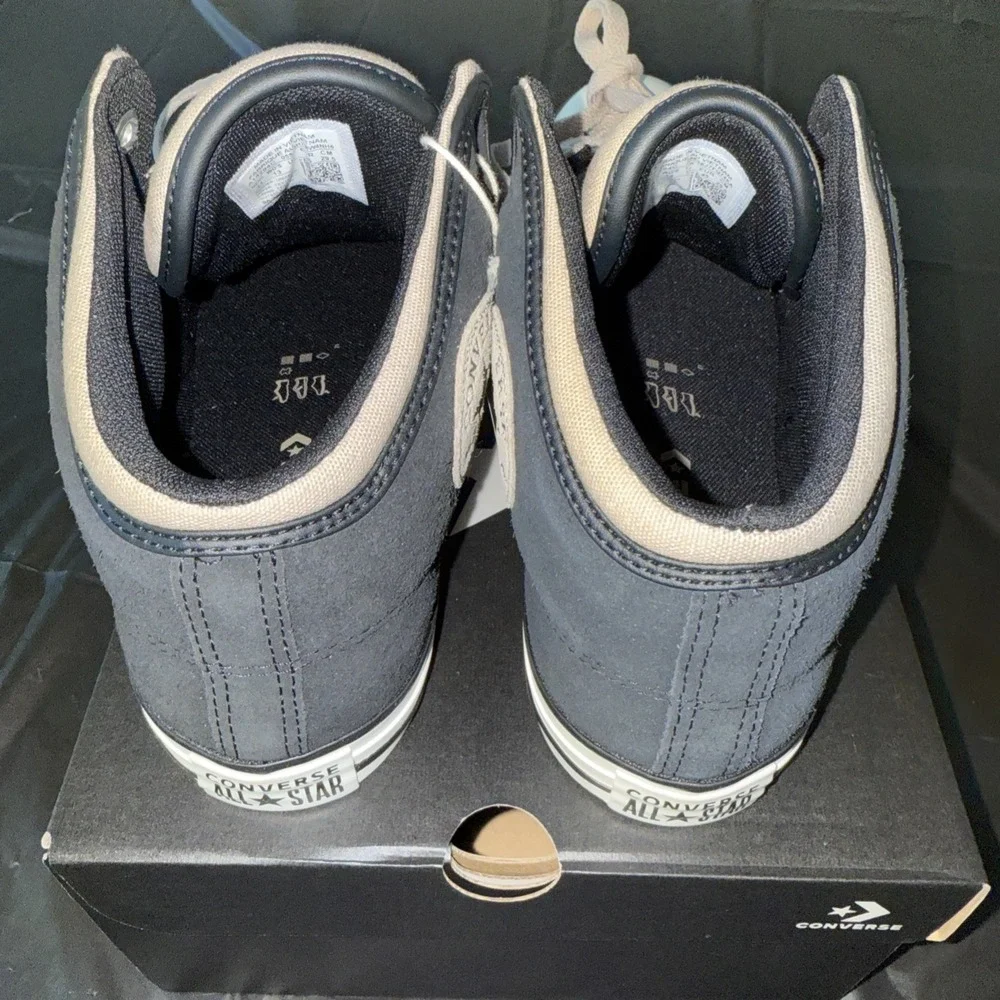Converse Chuck Taylor All Star High Street Mid Shoe TanBlackWhite Unisex M11 W13 - Picture 5 of 9